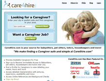 Tablet Screenshot of care4hire.com